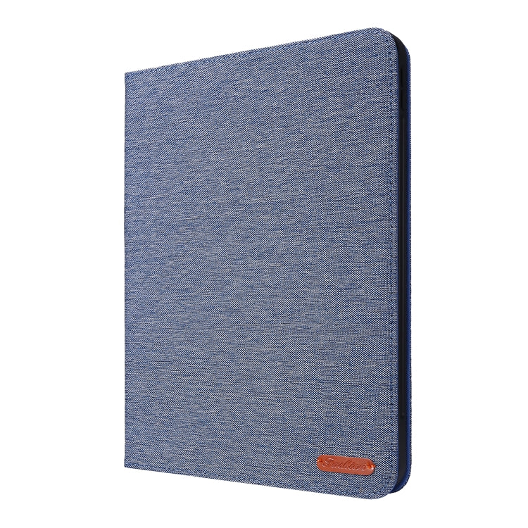 For iPad Air 13 2024 Fabric Leather Tablet Case(Blue) - iPad Air 13 2024 Cases by buy2fix | Online Shopping UK | buy2fix