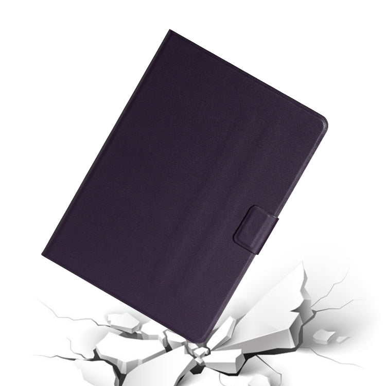 For iPad Pro 11 2024 Pure Color Smart Leather Tablet Case(Purple) - iPad Pro 11 2024 Cases by buy2fix | Online Shopping UK | buy2fix