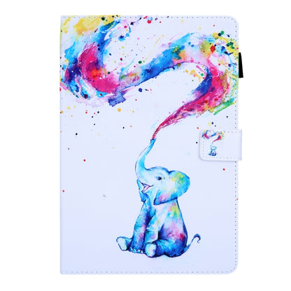 For iPad Pro 11 2024 Colored Drawing Leather Smart Tablet Case(Colorful Elephant) - iPad Pro 11 2024 Cases by buy2fix | Online Shopping UK | buy2fix