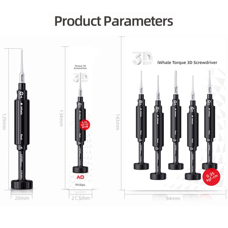 5 in 1 QianLi iWhale Special S2 Steel Magnetic Torque 3D Screwdriver, Model:A/B/C/D/E - Screwdriver by QIANLI | Online Shopping UK | buy2fix