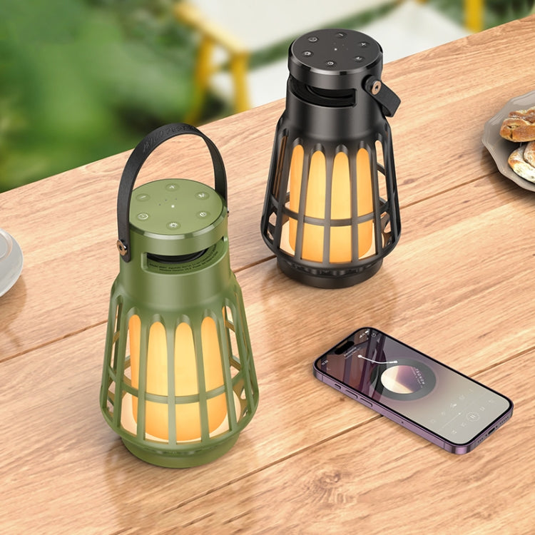 hoco BS61 Wild Fun Outdoor Camping Light Bluetooth Speaker(Black) - Desktop Speaker by hoco | Online Shopping UK | buy2fix