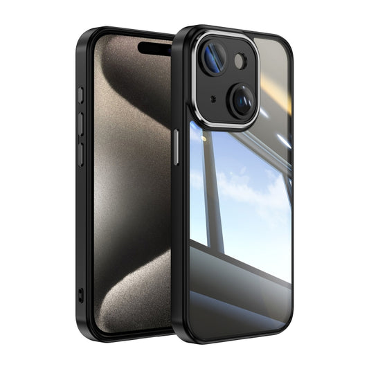 For iPhone 13 Acrylic Hybrid TPU Armor Shockproof Phone Case(Black) - iPhone 13 Cases by buy2fix | Online Shopping UK | buy2fix