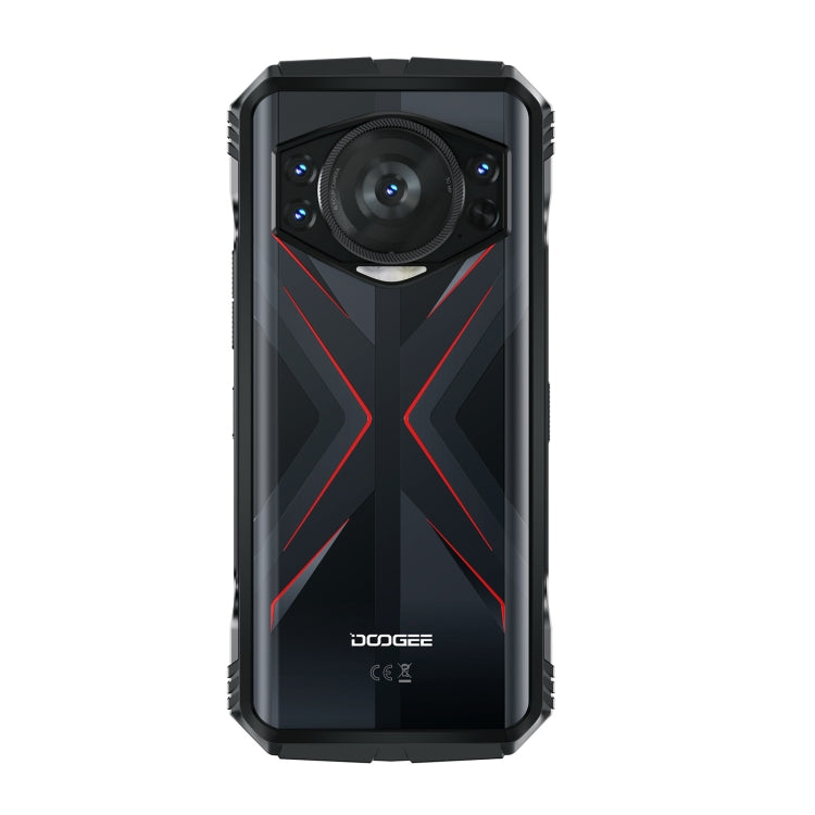 [HK Warehouse] DOOGEE S118 Rugged Phone, 8GB+512GB, 6.58 inch Android 14 MediaTek Helio G99 Octa Core, Network: 4G, OTG, NFC(Black Red) - DOOGEE by DOOGEE | Online Shopping UK | buy2fix