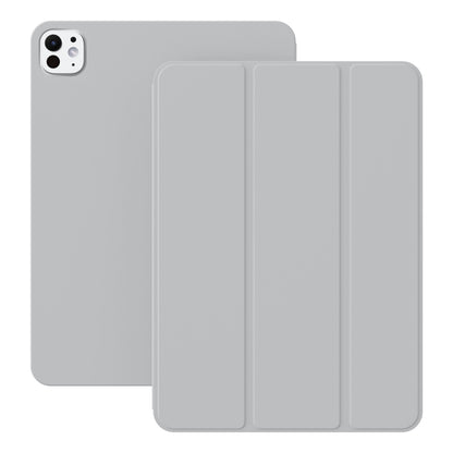 For iPad Pro 11 2024 Ultra-thin Double-sided Clip Magnetic Smart Tablet Case(Grey) - iPad Pro 11 2024 Cases by buy2fix | Online Shopping UK | buy2fix