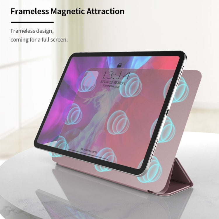 For iPad Pro 11 2024 Ultra-thin Double-sided Clip Magnetic Smart Tablet Case(Sky Blue) - iPad Pro 11 2024 Cases by buy2fix | Online Shopping UK | buy2fix