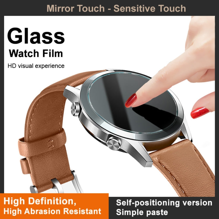 For Samsung Galaxy Watch5 44mm IMAK Tempered Glass Watch Protective Film Self-contained Positioning Version - Screen Protector by imak | Online Shopping UK | buy2fix