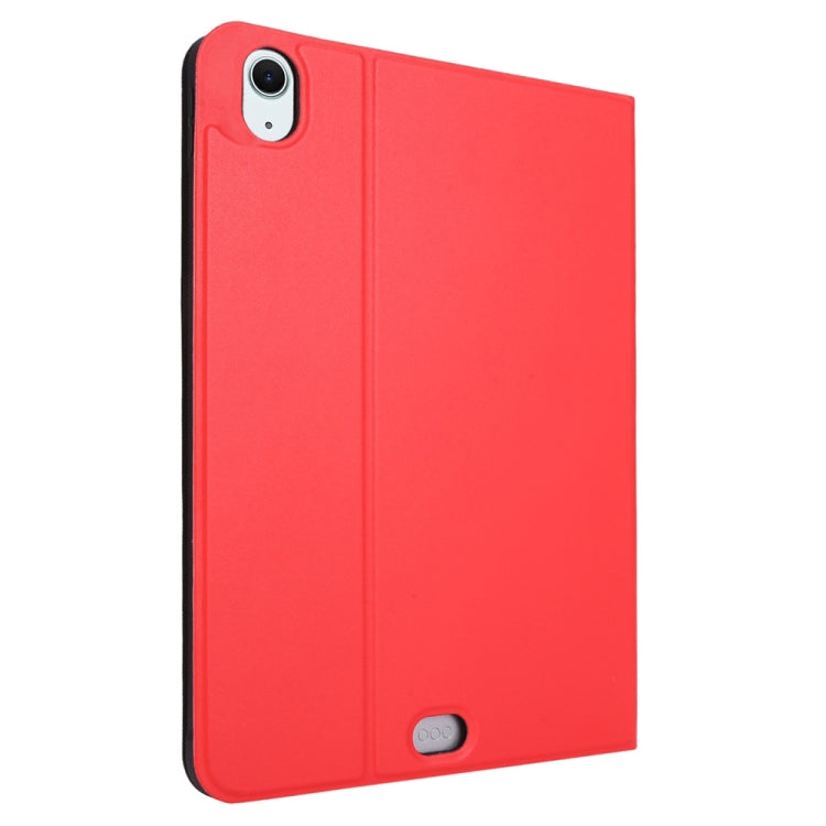 For iPad Air 13 2024 Stretch Voltage Plain Leather Smart Tablet Case(Red) - iPad Air 13 2024 Cases by buy2fix | Online Shopping UK | buy2fix