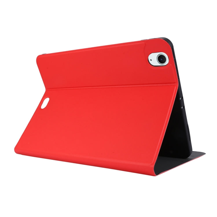 For iPad Air 13 2024 Stretch Voltage Plain Leather Smart Tablet Case(Red) - iPad Air 13 2024 Cases by buy2fix | Online Shopping UK | buy2fix