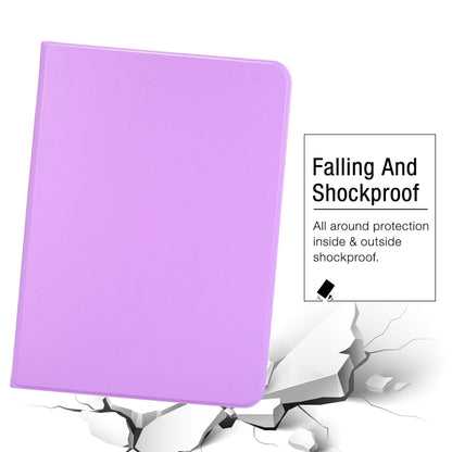 For iPad Air 11 2024 Stretch Voltage Plain Leather Smart Tablet Case(Purple) - iPad Air 11 2024 Cases by buy2fix | Online Shopping UK | buy2fix