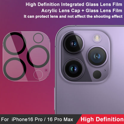 For iPhone 16 Pro / 16 Pro Max imak High Definition Integrated Glass Lens Film - iPhone 16 Pro Tempered Glass by imak | Online Shopping UK | buy2fix