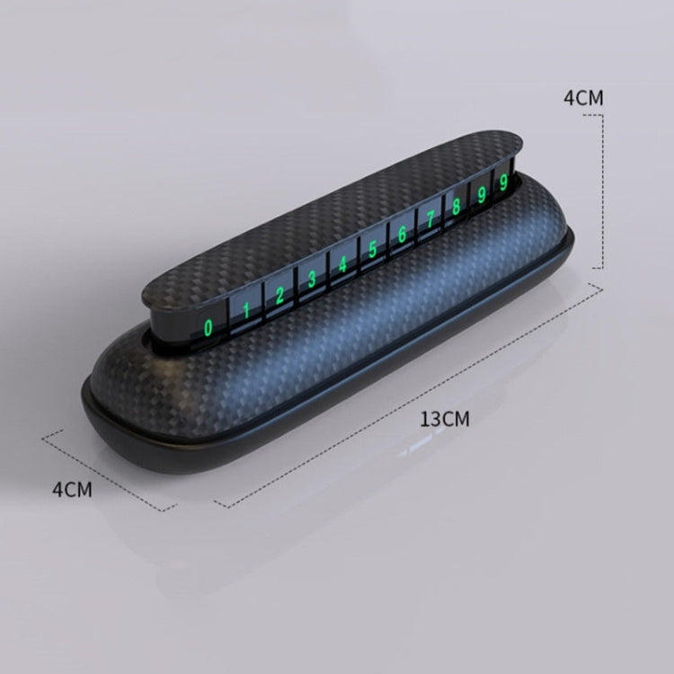 3R 3R-2154 Car Temporary Parking Card Hidden Luminous Phone Number Plate - Parking Card by 3R | Online Shopping UK | buy2fix