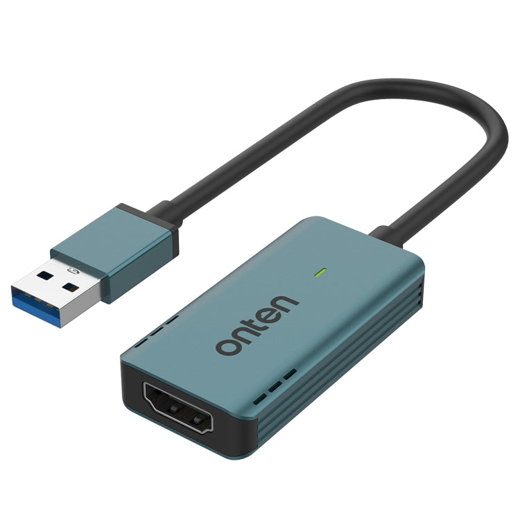 Onten US331 USB Video Capture Card, Length:1.3m(Green) - Video Capture Solutions by Onten | Online Shopping UK | buy2fix