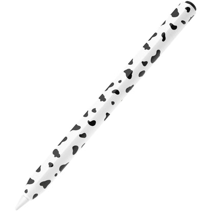 For Apple Pencil USB-C Cow Pattern Stylus Silicone Protective Cover(Black) - Pencil Accessories by buy2fix | Online Shopping UK | buy2fix