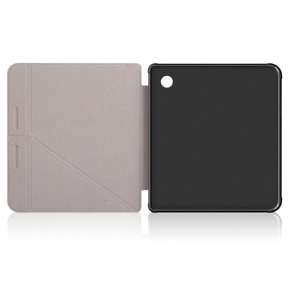 For Kobo Libra Colour 2024 Solid Color Deformation TPU Leather Smart Tablet Case(Rose Gold) - Others by buy2fix | Online Shopping UK | buy2fix