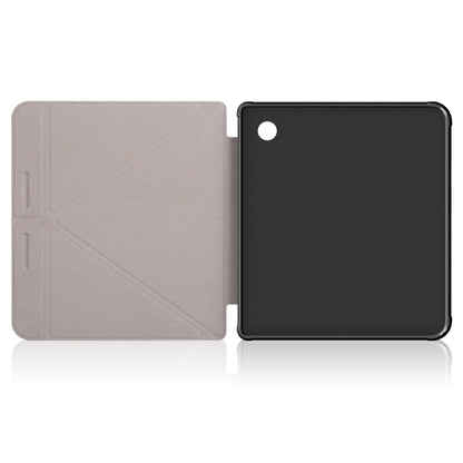For Kobo Libra Colour 2024 Solid Color Deformation TPU Leather Smart Tablet Case(Milky Way) - Others by buy2fix | Online Shopping UK | buy2fix