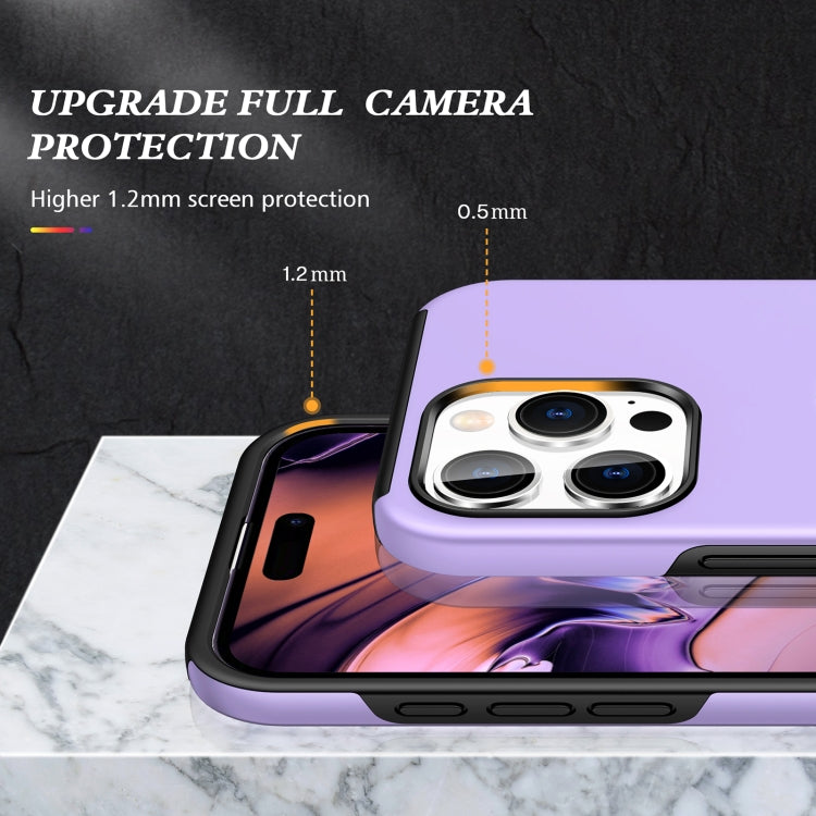 For iPhone 16 Plus Magnetic Ring Holder Phone Case(Purple) - iPhone 16 Plus Cases by buy2fix | Online Shopping UK | buy2fix