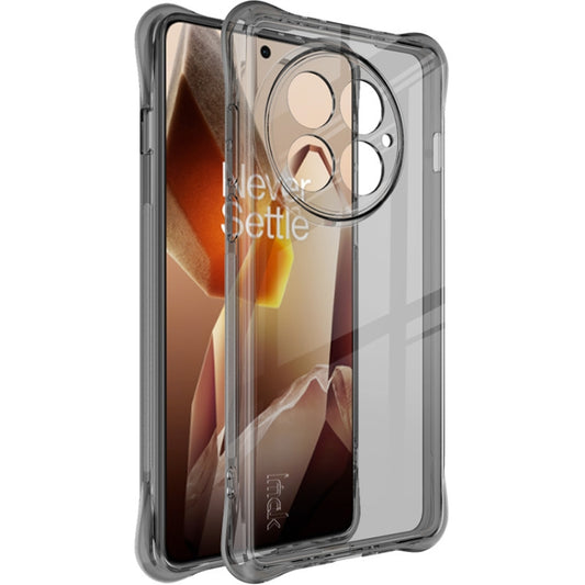 For OnePlus 13 5G imak Shockproof Airbag TPU Phone Case(Transparent Black) - OnePlus Cases by imak | Online Shopping UK | buy2fix