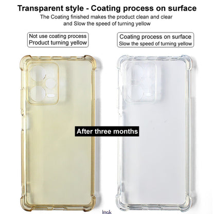 For OnePlus Nord CE4 Lite imak Shockproof Airbag TPU Phone Case(Transparent Black) - OnePlus Cases by imak | Online Shopping UK | buy2fix