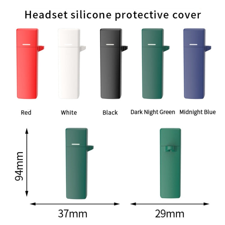 For Anker Soundcore A30i Wireless Earphone Silicone Protective Case(Dark Green) - Other Earphone Case by buy2fix | Online Shopping UK | buy2fix