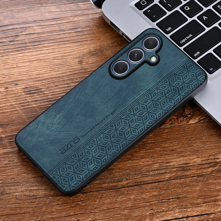 For Samsung Galaxy S25 5G AZNS 3D Embossed Skin Feel Phone Case(Dark Green) - Galaxy S25 5G Cases by AZNS | Online Shopping UK | buy2fix