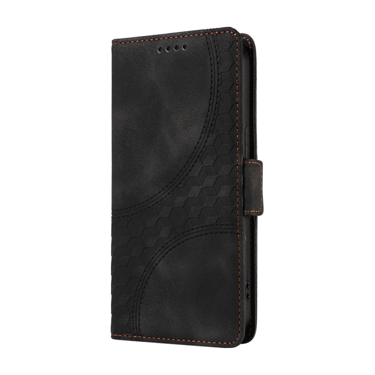 For Redmi K70 Ultra Embossed Rhombus Starry Leather Phone Case(Black) - Xiaomi Cases by buy2fix | Online Shopping UK | buy2fix