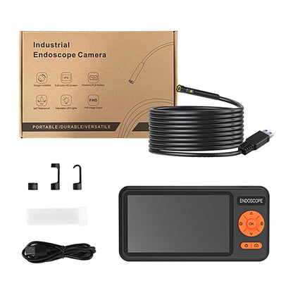 T29 5 inch IPS Screen 7.9mm Triple Lens IP67 Waterproof Industrial Endoscope With Bracket, Length:1m -  by buy2fix | Online Shopping UK | buy2fix