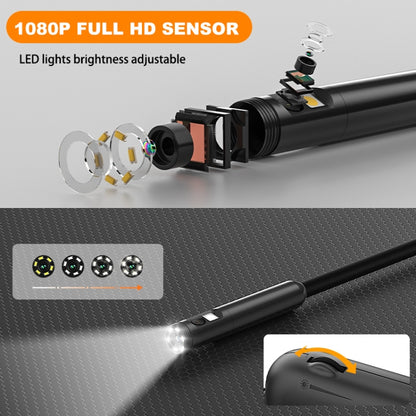 Y15 5.5mm Single Camera WiFi Connected Hard Cable HD Industrial Endoscope, Length:3.5m(Black) -  by buy2fix | Online Shopping UK | buy2fix