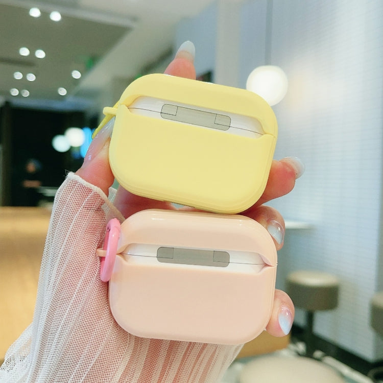 For AirPods Pro Fresh 3D Emoji Pattern Skin Feel Earbuds Box PC Case(Pink) - For AirPods Pro by buy2fix | Online Shopping UK | buy2fix