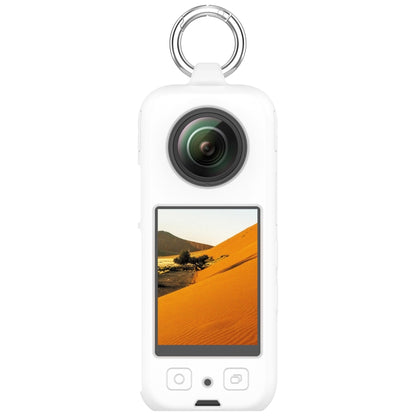 For Insta 360 X4 Portable Silicone Protective Case(White) - Case & Bags by buy2fix | Online Shopping UK | buy2fix