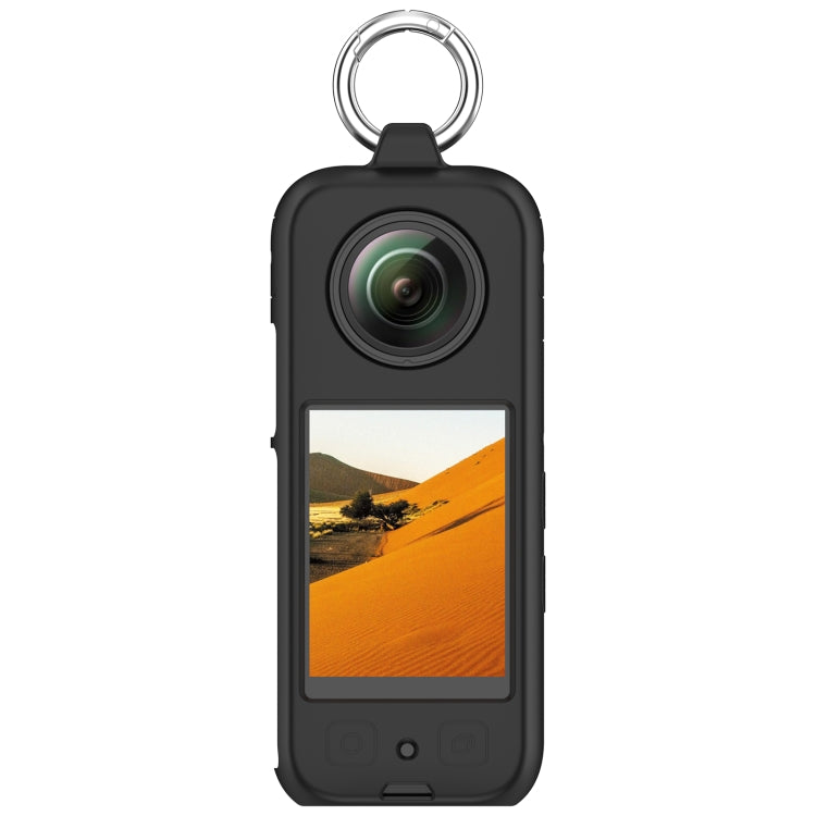 For Insta 360 X4 Portable Silicone Protective Case(Black) - Case & Bags by buy2fix | Online Shopping UK | buy2fix