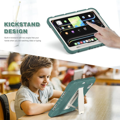 For iPad Pro 11 2024 3-Layer Silicone Hybrid PC Tablet Case(Emerald Green) - iPad Pro 11 2024 Cases by buy2fix | Online Shopping UK | buy2fix