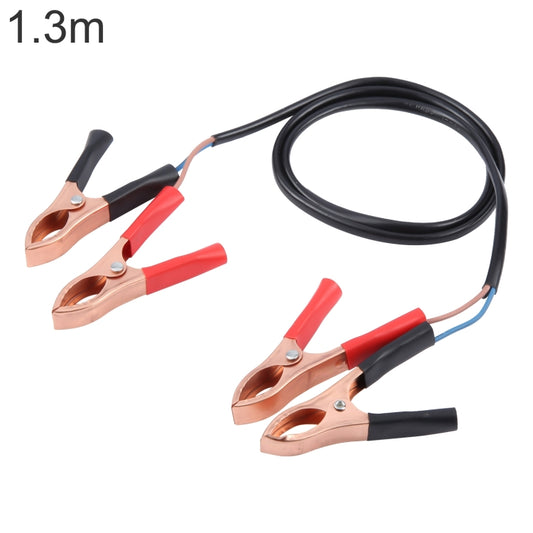 Car Dual Crocodile Clip Charging Connection Cable, Cable Length:1.3m - Booster Cable & Clip by buy2fix | Online Shopping UK | buy2fix