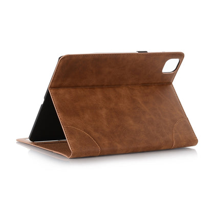 Retro Book Style Leather Tablet Case For iPad Pro 13 2024(Brown) - iPad Pro 13 2024 Cases by buy2fix | Online Shopping UK | buy2fix