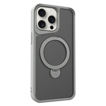 For iPhone 14 Pro Max Invisible Fulcrum Holder MagSafe Phone Case(Grey) - iPhone 14 Pro Max Cases by buy2fix | Online Shopping UK | buy2fix