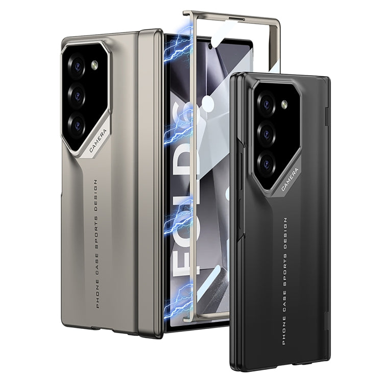 For Samsung Galaxy Z Fold6 GKK Integrated Folding Supercar Phone Case(Black) - Galaxy Z Fold6 5G Cases by GKK | Online Shopping UK | buy2fix