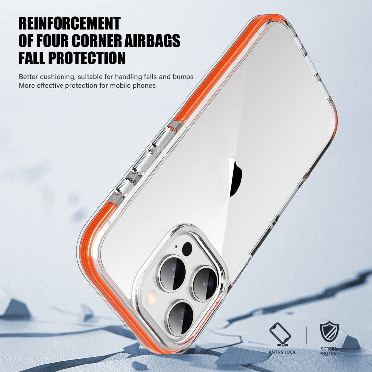 For iPhone 16 Pro TPE Airbag TPU+ PC Full Coverage Phone Case(Transparent) - iPhone 16 Pro Cases by buy2fix | Online Shopping UK | buy2fix