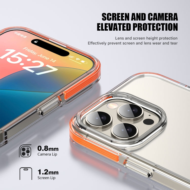 For iPhone 16 Pro Max TPE Airbag TPU+ PC Full Coverage Phone Case(White) - iPhone 16 Pro Max Cases by buy2fix | Online Shopping UK | buy2fix