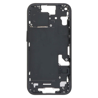 For iPhone 15 Middle Frame Bezel Plate with Side Keys + Card Tray, Version:US Version(Black) - LCD Related Parts by buy2fix | Online Shopping UK | buy2fix