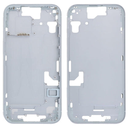 For iPhone 15 Middle Frame Bezel Plate with Side Keys + Card Tray, Version:CE EU Version(Blue) - LCD Related Parts by buy2fix | Online Shopping UK | buy2fix