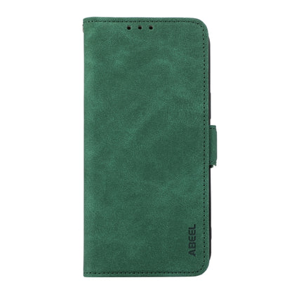 For OnePlus 13 ABEEL Frosted Magnetic RFID Leather Phone Case(Green) - OnePlus Cases by buy2fix | Online Shopping UK | buy2fix