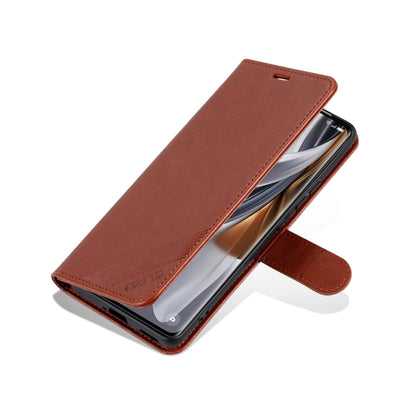 For Redmi K70 Ultra AZNS Sheepskin Texture Flip Leather Phone Case(Brown) - Xiaomi Cases by AZNS | Online Shopping UK | buy2fix