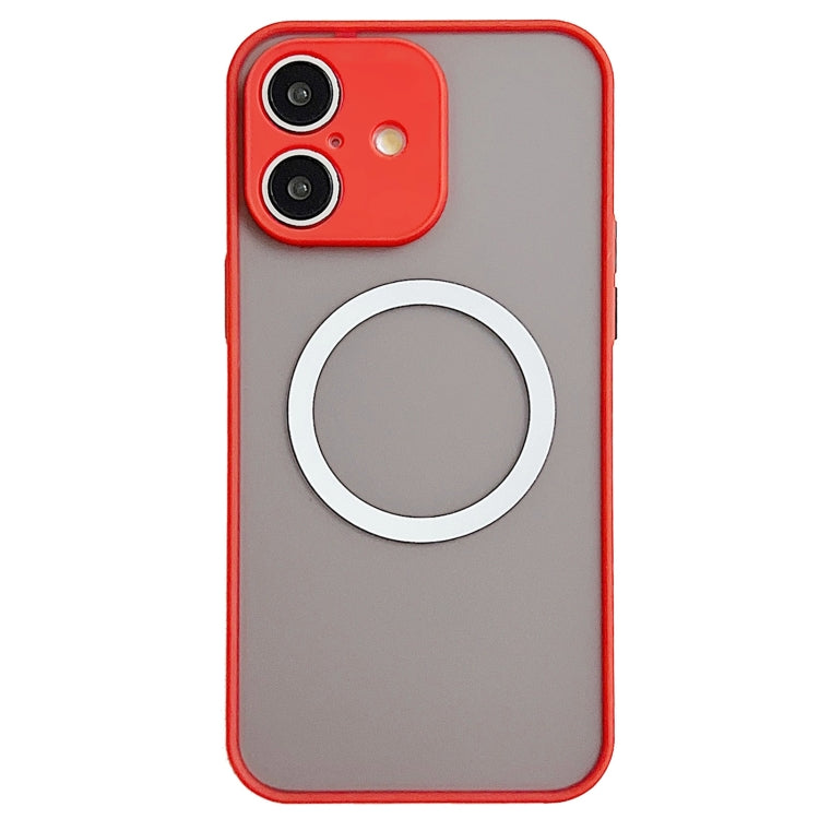 For iPhone 16 Plus Hawkeye Skin Feel MagSafe Phone Case(Red) - iPhone 16 Plus Cases by buy2fix | Online Shopping UK | buy2fix