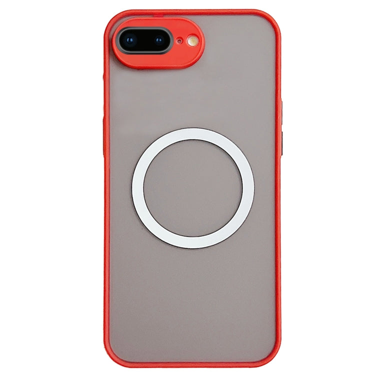 For iPhone 8 Plus / 7 Plus Hawkeye Skin Feel MagSafe Phone Case(Red) - More iPhone Cases by buy2fix | Online Shopping UK | buy2fix