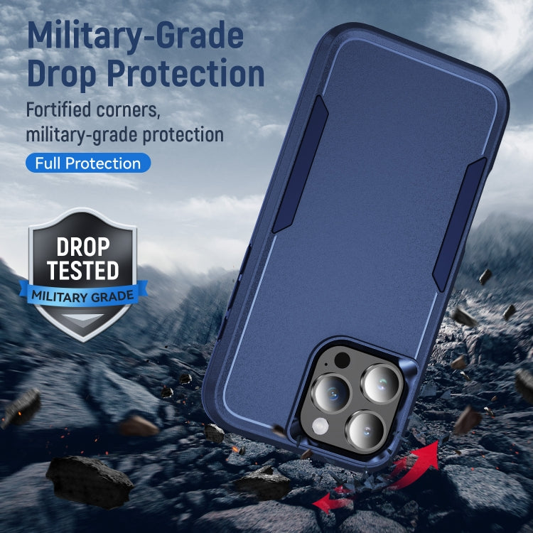 For iPhone 16 Pro Pioneer Armor Heavy Duty PC + TPU Phone Case(Blue) - iPhone 16 Pro Cases by buy2fix | Online Shopping UK | buy2fix