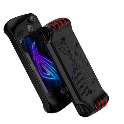 For ASUS ROG Ally X Game Console Silicone Protective Case(Black) - Accessories by buy2fix | Online Shopping UK | buy2fix