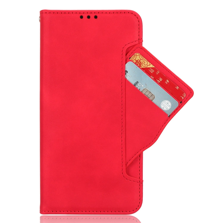 For Redmi K70 Ultra Skin Feel Calf Texture Card Slots Leather Phone Case(Red) - Xiaomi Cases by buy2fix | Online Shopping UK | buy2fix