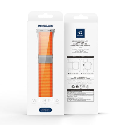 For Apple Watch Ultra 49mm DUX DUCIS YC Series Ocean Nylon Watch Band(Orange) - Watch Bands by DUX DUCIS | Online Shopping UK | buy2fix