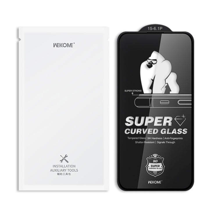 For iPhone 16 Pro WK WTP-091 King Kong 6D Curved HD Tempered Glass Film - iPhone 16 Pro Tempered Glass by WK | Online Shopping UK | buy2fix