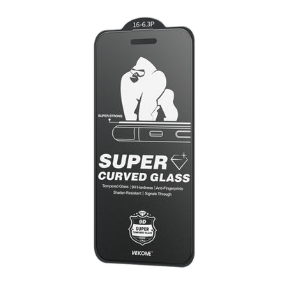 For iPhone 16 Pro WK WTP-094 King Kong 6D Curved Frosted Tempered Glass Film - iPhone 16 Pro Tempered Glass by WK | Online Shopping UK | buy2fix