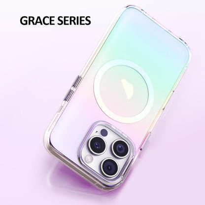 For iPhone 16 Plus TGVIS Grace Series MagSafe Magnetic Phone Case(Blue) - iPhone 16 Plus Cases by TGVIS | Online Shopping UK | buy2fix